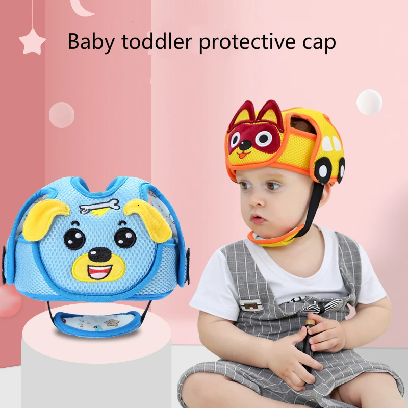 Best Baby Hat Safety Protective Helmet For Babies Kids Walking Head Cap Summer Spring Toddler Girl Boys Children Protection Hats | Детская