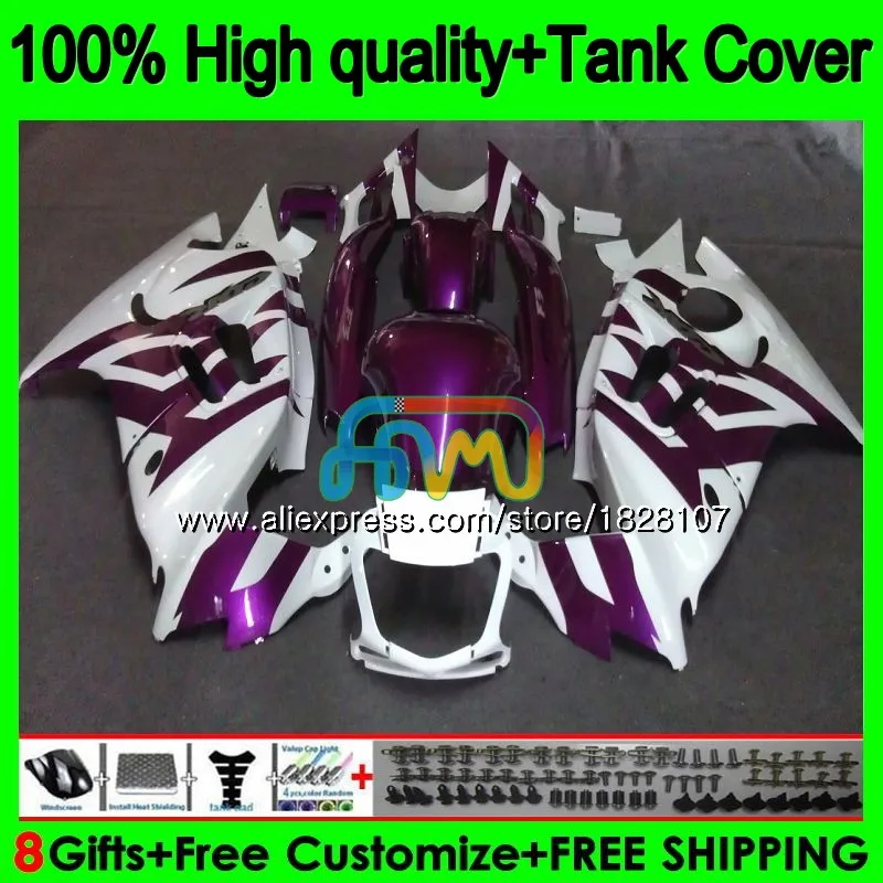Майка для HONDA CBR 600F2 CBR600FS CBR 600 FS фиолетовый белый F2 91 92 93 94 1BS. 69 CBR600 F2 CBR600F2 1991 1992 1993 1994 обтекатель - Цвет: No. 1