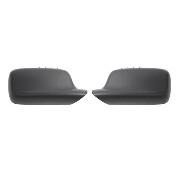 

1 Pair Matte Black Side Rearview Mirror Cover Trim Door Rear View Mirrors Frame Car Accessories For Bmw E46 E65 E66 E67 51167074