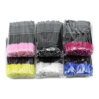 

100/300/500Pcs Eyelash Brush Makeup Brushes Disposable Mascara Wands Applicator Multicolors Cosmetic Brush Eye Lashes Extension