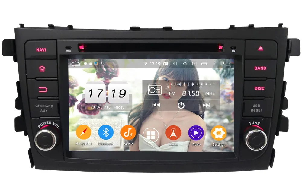 Klyde 4G Android 9,0 Восьмиядерный 4 Гб ОЗУ 64 Гб ПЗУ DSP BT автомобильный DVD мультимедийный плеер радио для Suzuki Alto Celerio Cultus