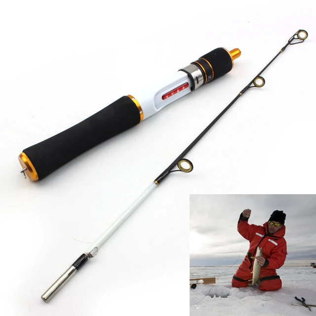 High Quality ice fishing rod carbon rod 59cm valve boat pole ice fishing  rod fishing tackle