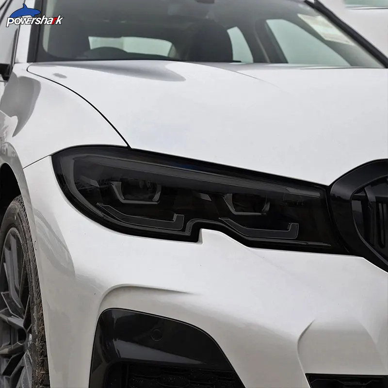 

2 X Car Headlight Tint Black Protective Film Protection Transparent TPU Sticker For BMW 3 Series G20 G21 F30 F31 F34 Accessories