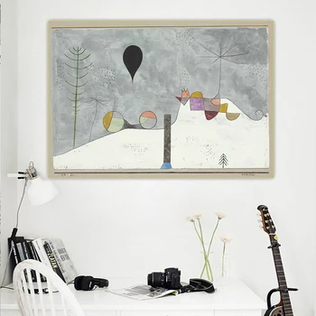 

Citon Paul Klee《Winter Picture》Canvas Art Oil Painting Artwork Print Poster Picture Wall Decor Home Living Room Decoration