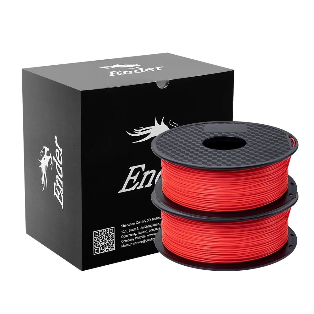 Creality Ender-3 V2 Ender용 3D 프린터 필라멘트, PLA 필라멘트, 3D 플라스틱 필라멘트, 3D 인쇄 재료, 1.75mm, 2kg/로트