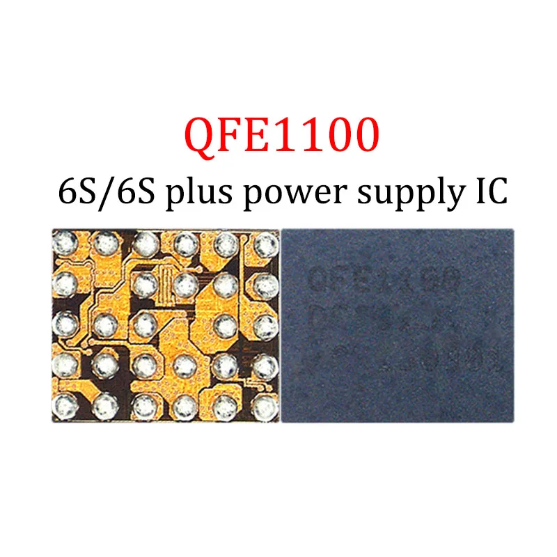 10 шт./лот QFE1100 PA чип электропитания IC для iPhone 6S и 6S plus замена сигнала Мобильный телефон кодек ремонт схемы IC чип