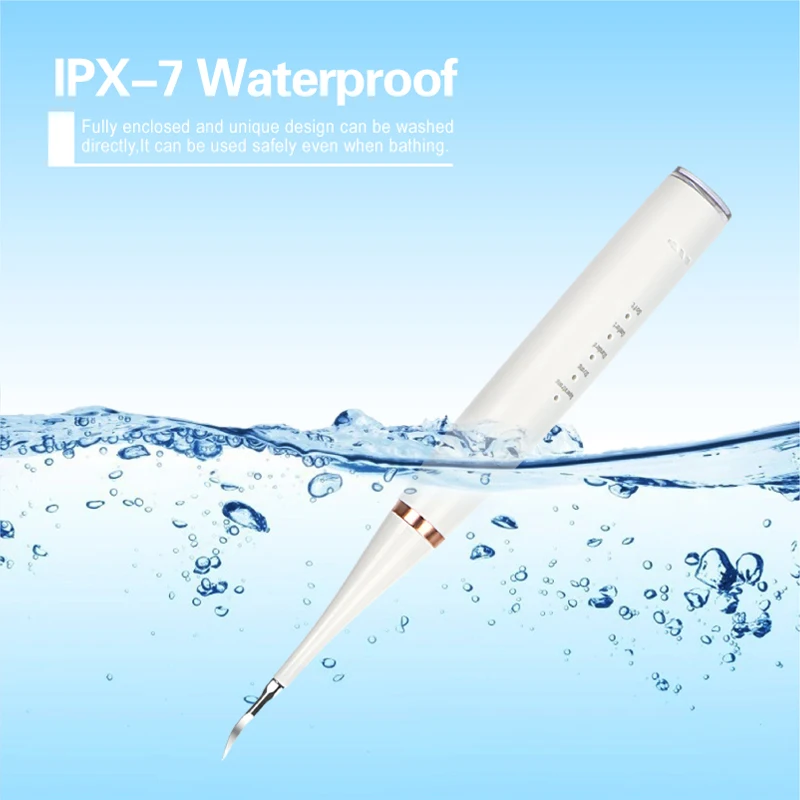 Lnkerco 2 In 1 Electric Ultrasonic Teeth Cleaner Dental Whiten Cleaning Oral Irrigators Dental Calculus Remover Oral Care