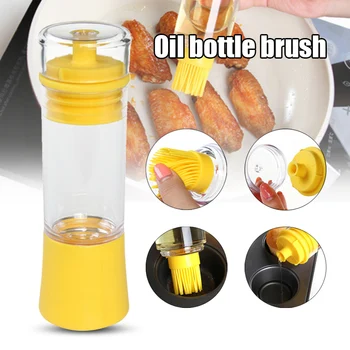 

Silicone Kitchen Tool Oil Brush Bottle Cooking Baking Barbecue Oil Bottle HUG-Deals