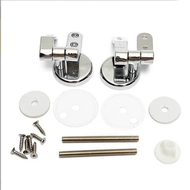 Bathroom zinc alloy toilet cover hinge belt screw accessories hotel hotel heavy toilet accessories