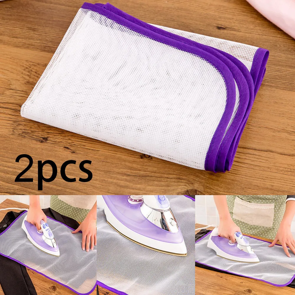 2pcs Ironing Board Cover Delicates Clothes Protection Protector Net
