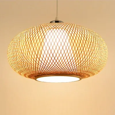 rattan ceiling pendant