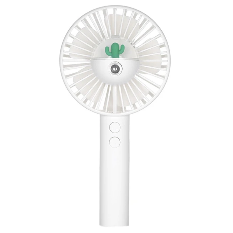 

Portable Handheld Mini Fan Electric Usb Rechargeable Misting Maker Fan Humidifier Water Spray Air Cooler White