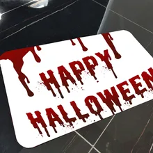 Ковер Счастливый Хэллоуин призрак тыква Таро фланелевый ковер нескользящий ковер праздничный ужас нескользящий ковер для домашнего входа 40X60 см