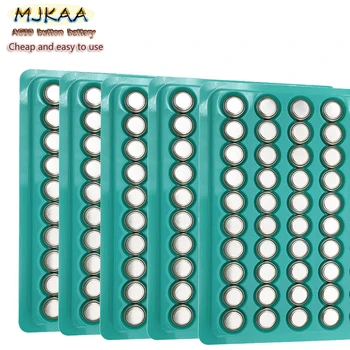 

500PCS MJKAA AG10 Button Batteries SR1130 389A LR54 L1131 189 389A 1.5v Alkaline Battery Use for Electronic Watch,Calculator