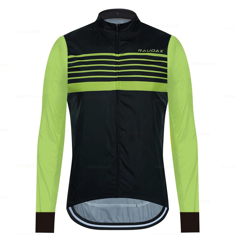 Raudax Cycling Jackets Unisex Bicycle Windproof Cycling Clothing Long Sleeve Winter Jerseys Autumn Lightweight Jacket