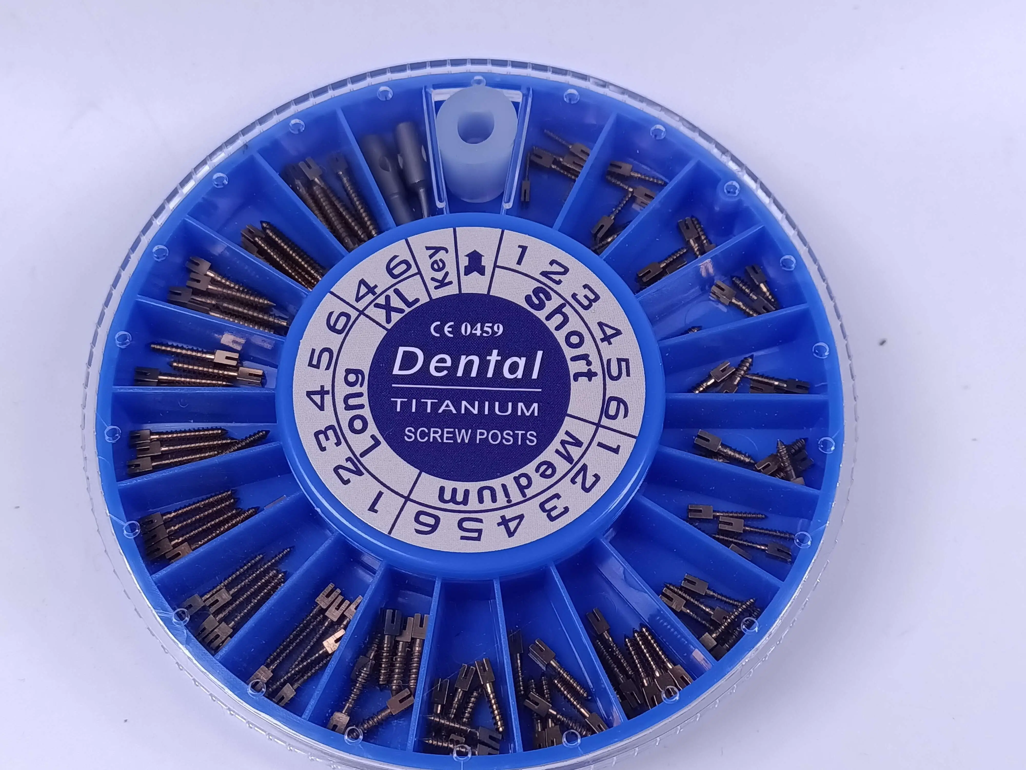 

2Box(240Pis) Dental TITANIUM Root Canal Pins Screw Post Core Crown Repair For Dentist Tool Dentistry