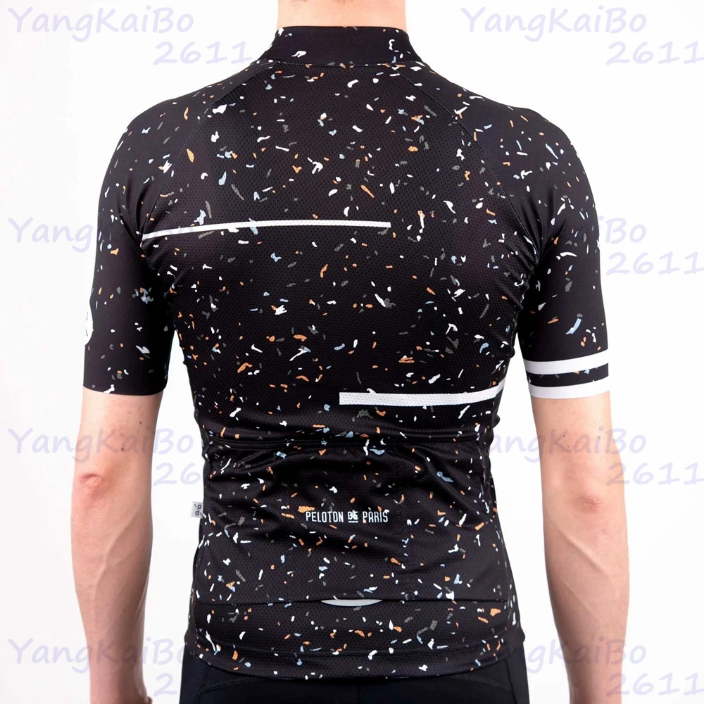 Peloton paris CLUB BLACK DOMESTIQUE JERSEY SS 2020 latest cycling jersey men MTB performance cycle wear Sport bike racing shirt