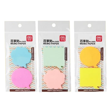 

80 Sheets Self Adhesive Memo Pad Paper Sticky Bookmark Office School Supplies
