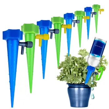 

12Pcs Plant Water Funnel Flower Drip Spikes Automatically Watering Tools HKS99