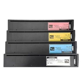 

New compatible TFC35X color toner cartridge for toshiba 2500C 3500C 3510C laser color toner cartridge kit kcmy
