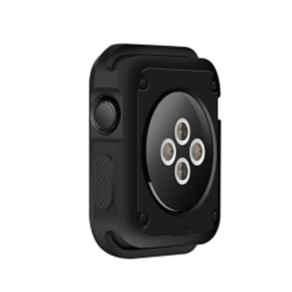 Two-Color Protective Shell Silicone for Apple watch 2/3 Protective Case Cover for Apple Watch band 42mm 38mm Color drop ship