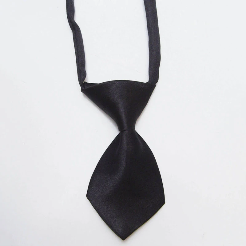 Регулируемый галстук-бабочка галстук воротник милый, собака, кот собака щенок кошечка аксессуар прохладный черный