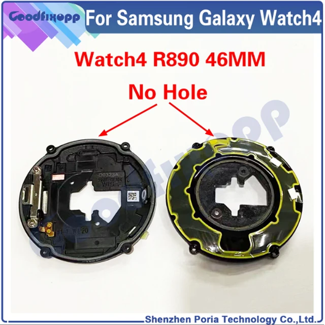 Pour Samsung Galaxy Watch4 Classic SM-R880 / R890 Coque arrière en verre  d'origine avec fréquence