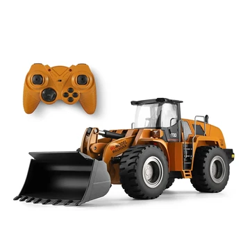 شراءWLTOYS 14800 2.4G 1:14 حفارة هواية شاحنة 10-قناة سبيكة جرافة مع ضوء RC المعادن لودر أطفال بالريموت كنترول