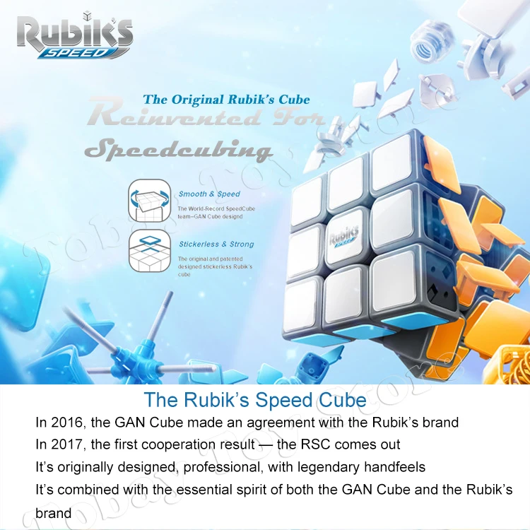 GAN RSC магические кубики 3x3x3 профессиональный скоростной куб без наклеек GANS RSC 2x2x2 головоломка Cubo Magico для игрока WCA Прямая поставка