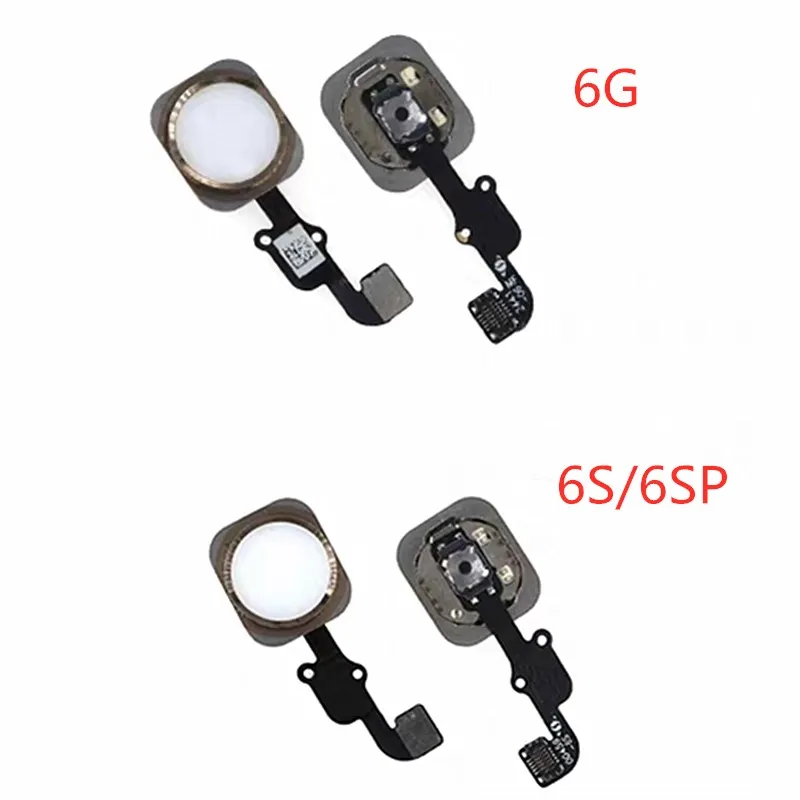 Кнопка домой гибкий кабель для iphone 6 G6/6 P/6 S/6 S plus Кнопка возврата Ключ сенсорный ID датчик Главная Кнопка Лента-брелок в сборе