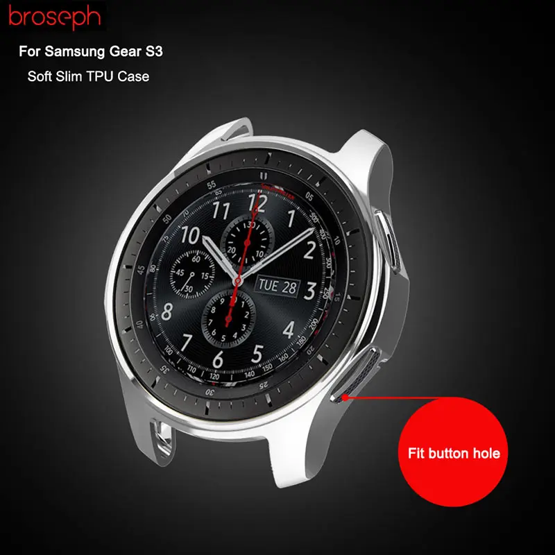 ТПУ защитный чехол для samsung gear S3 Ультратонкий чехол для samsung Galaxy Watch S3/S4 46 мм аксессуары для умных часов