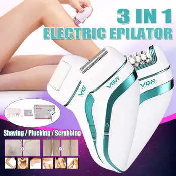 

100-240v Rechargeable Women Epilator Female Epilator Electric Face Remover Hair Removal Facial Depilation Legs Body Depilatory