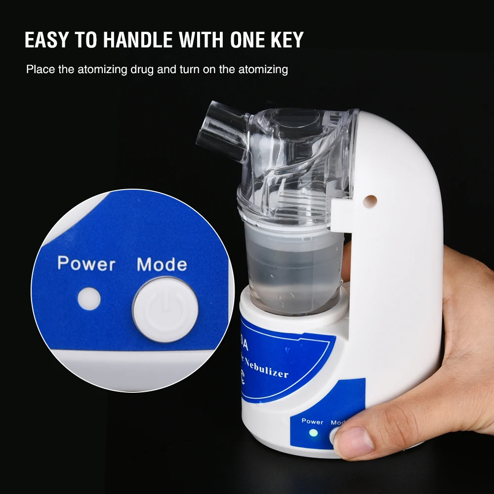 Quiet Home Inhaler Health Care Mini Handheld Portable Automizer Ultrasonic Nebulizer for Children Adult Asthma Inhaler 1 Quiet Home Inhaler Health Care Mini Handheld Portable Automizer Ultrasonic Nebulizer for Children Adult Asthma Inhaler 3