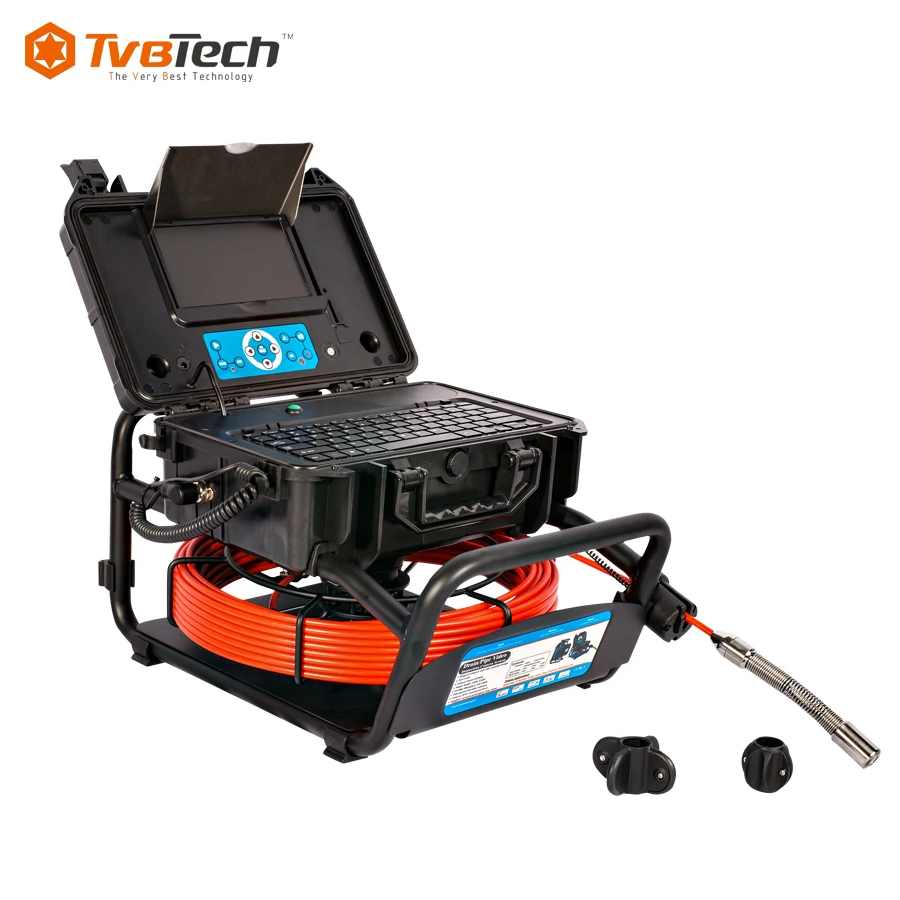 TvbTech SONY CCD Best Selling Plumbing Drain Video Endoscope Industrial Borescope Inspection Camera with Self-Leveling and 512HZ