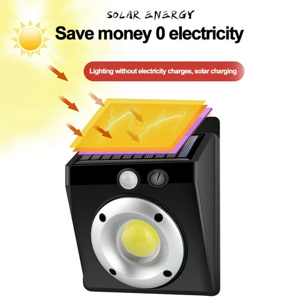 LED Solar Light Human Body Induction Wall Light Motion Sensor Street Lamp Induction Light