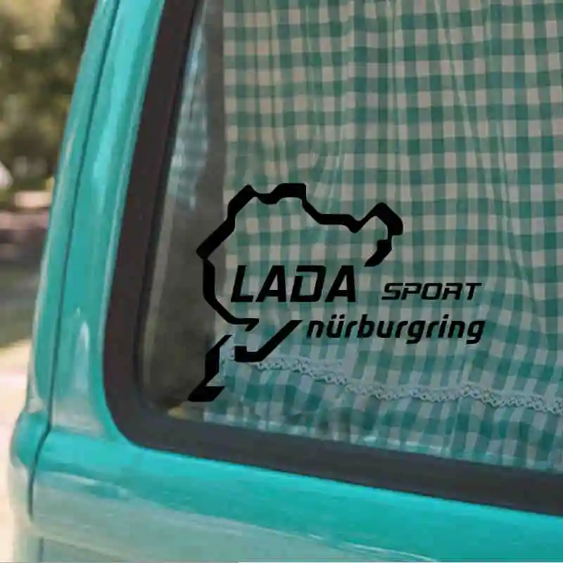 

15cm Nurburgring Sports Racing Windows Door Body PVC Decal Car Styling for lada niva kalina priora granta largus vaz samara 2110