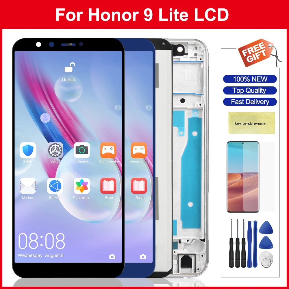 Экран для Huawei Honor 9 Lite ЖК дисплей сенсорный экран дигитайзер в сборе Замена