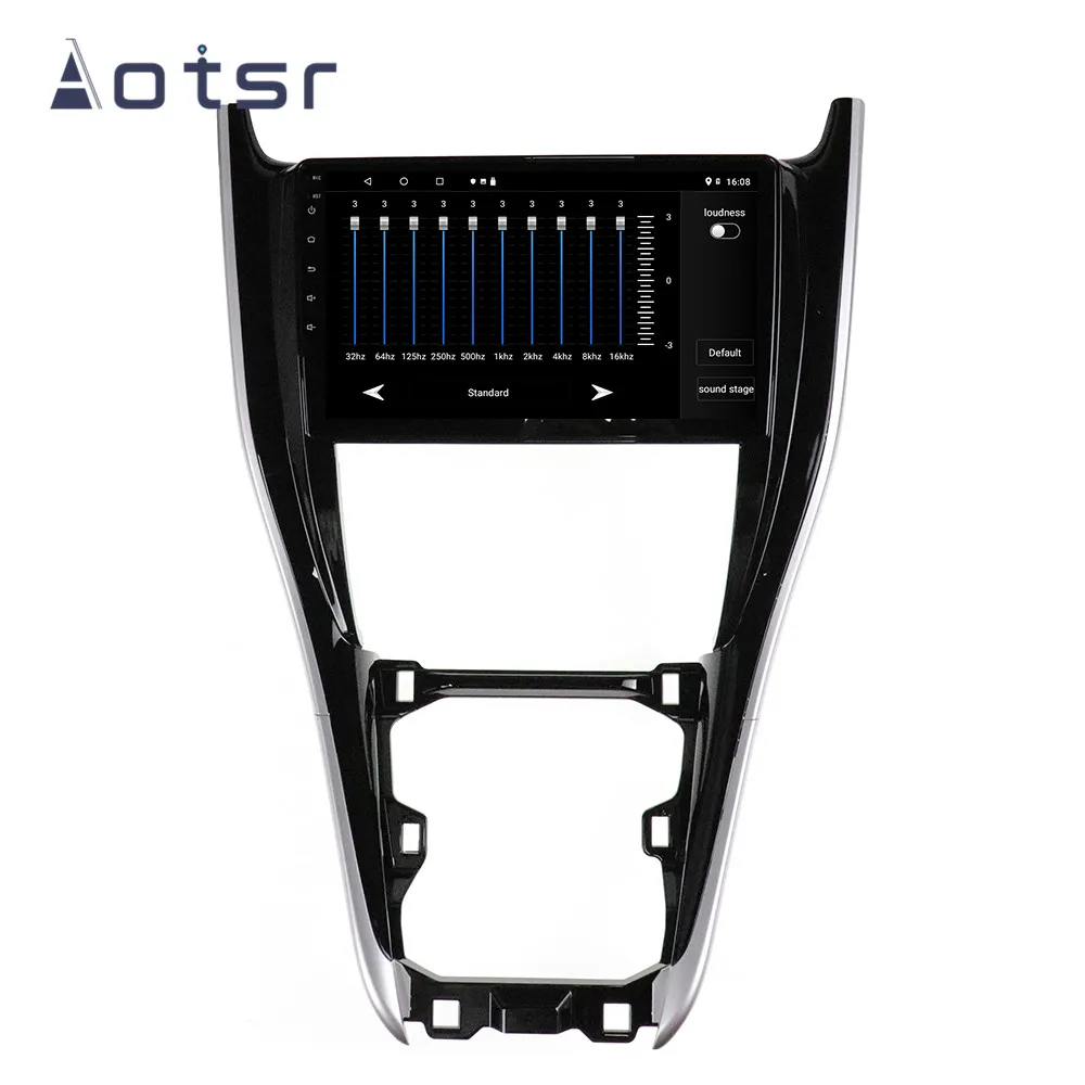 AOTSR 10 дюймов Android 10,0 gps навигатор автомобильный стерео плеер для Toyota Harrier 2010- мультимедийный плеер DSP CarPlay wifi