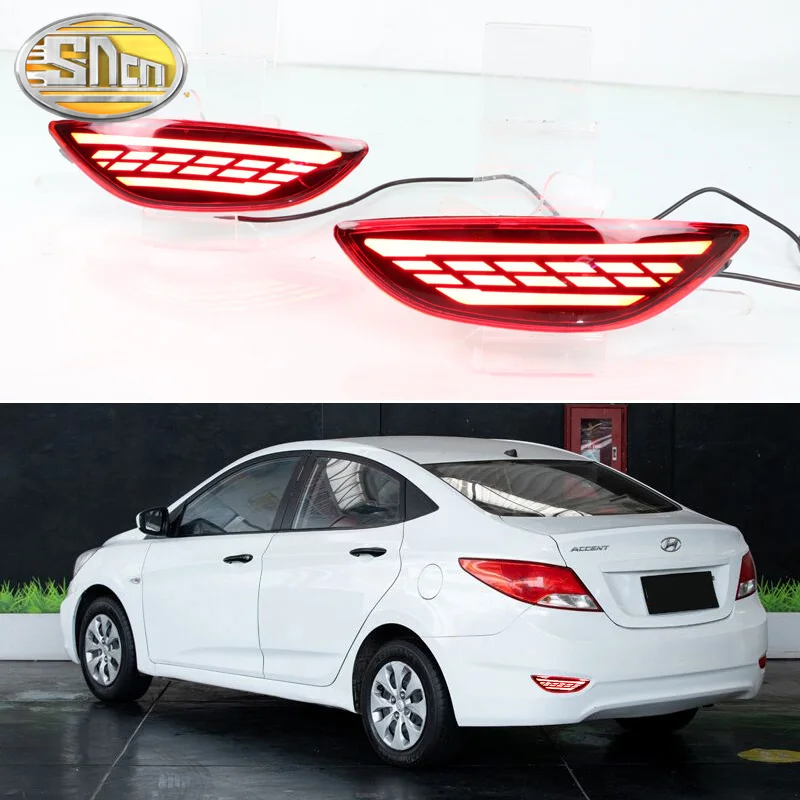 Фонарь задний противотуманный светодиодный для хэтчбека Hyundai Accent Alis Solaris 2011 2012 2013
