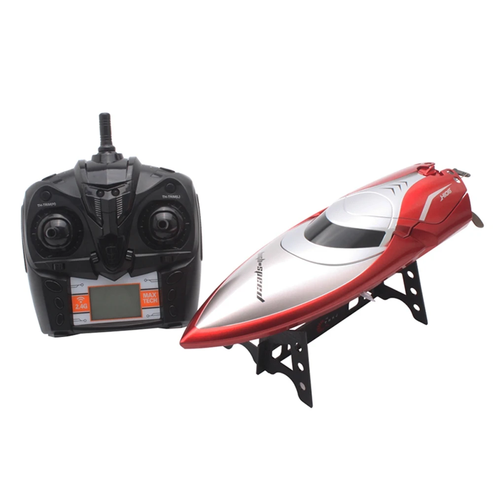 

High Speed RC Boat 2.4GHZ 4 Channel 30km/h Racing Remote Control Boat with LCD Screen Electric RC Speedboat Toys for Kids Gifts