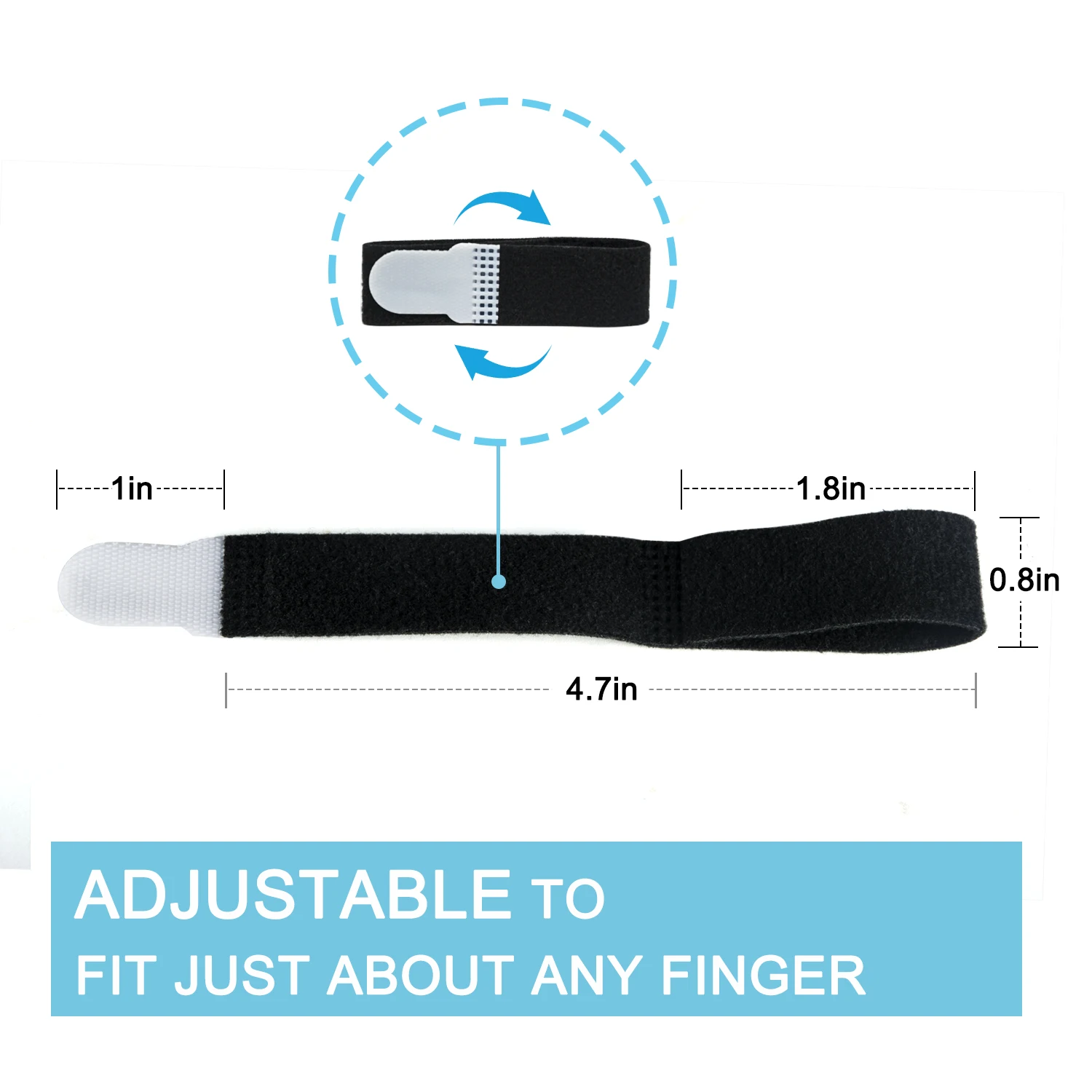 10pcs Fabric Toe Finger Wrap Hammer Toe Hallux Valgus Corrector Straightener Cushioned Bandages Toe Separator Splints Tape D2871