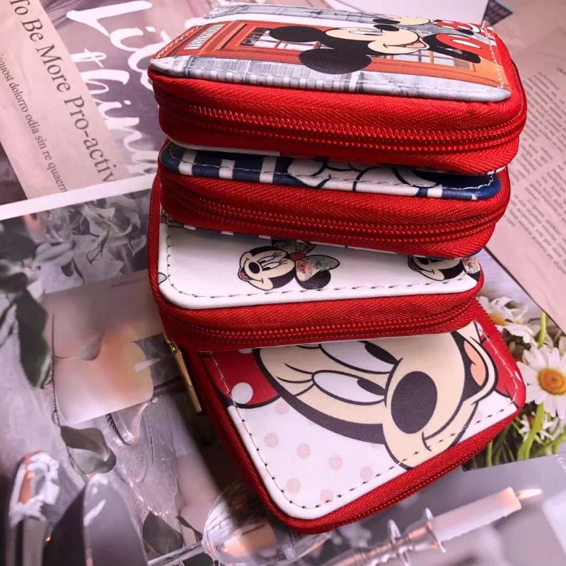 Disney2022 New Mickey Women's Wallet Cute Mini Coin Purse PU Zipper Multifunctional High Quality Luxury Fashion Women's Wallet Disney2022 New Mickey Women's Wallet Cute Mini Coin Purse PU Zipper Multifunctional High Quality Luxury Fashion Women's Wallet