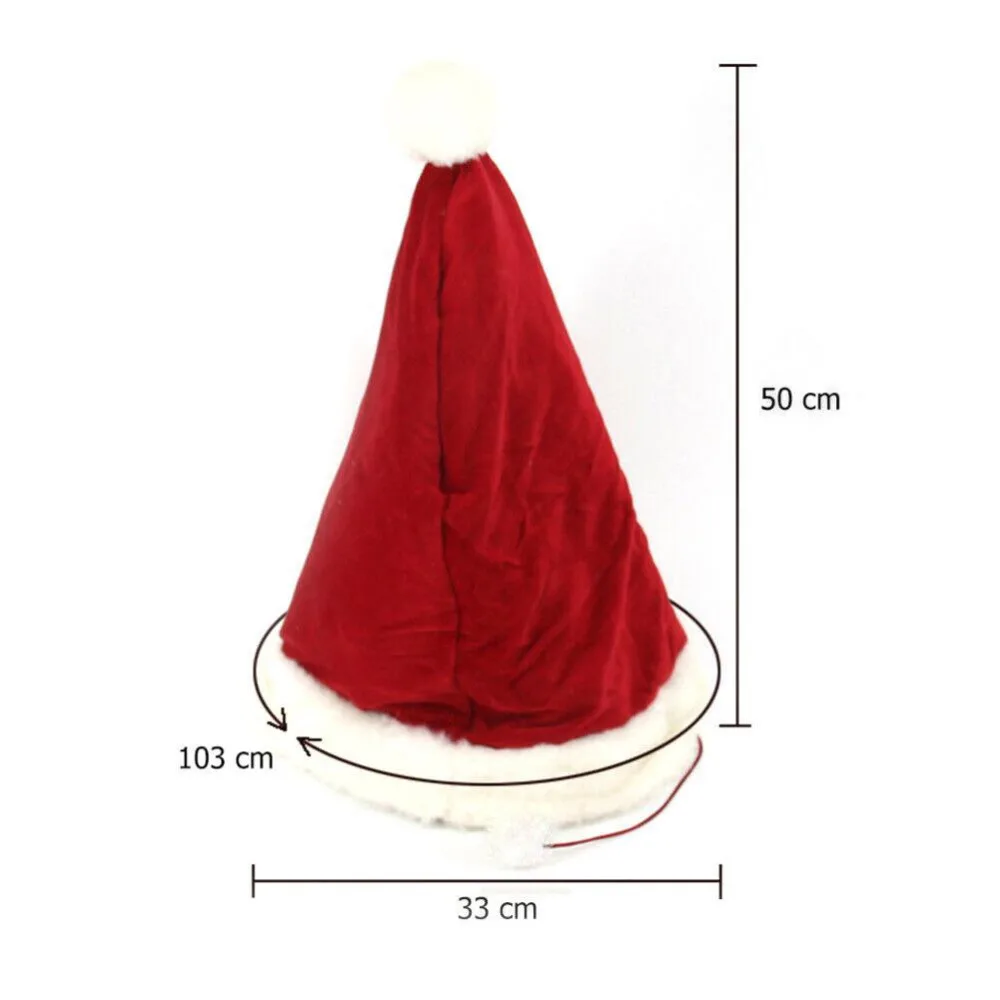 Christmas Hat Pet Nest Plush Mat Winter Warm Cat Puppy Nest Pet Sleeping Bag Christmas Decorations For