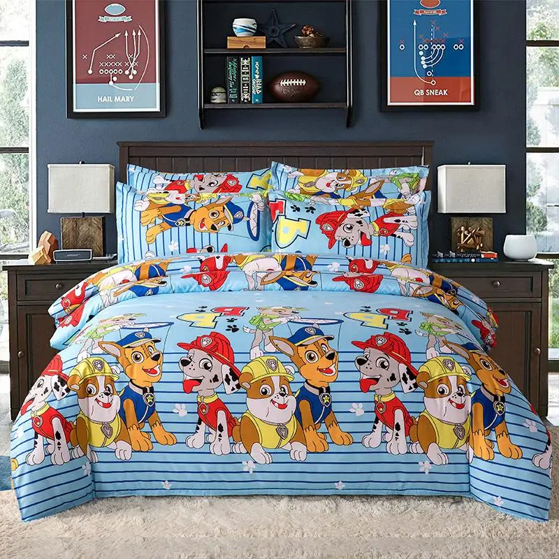 

25Classic bedding set 5 size dog bed linen 4pcs/set duvet cover set Pastoral bed sheet AB side duvet cover 2019 bed