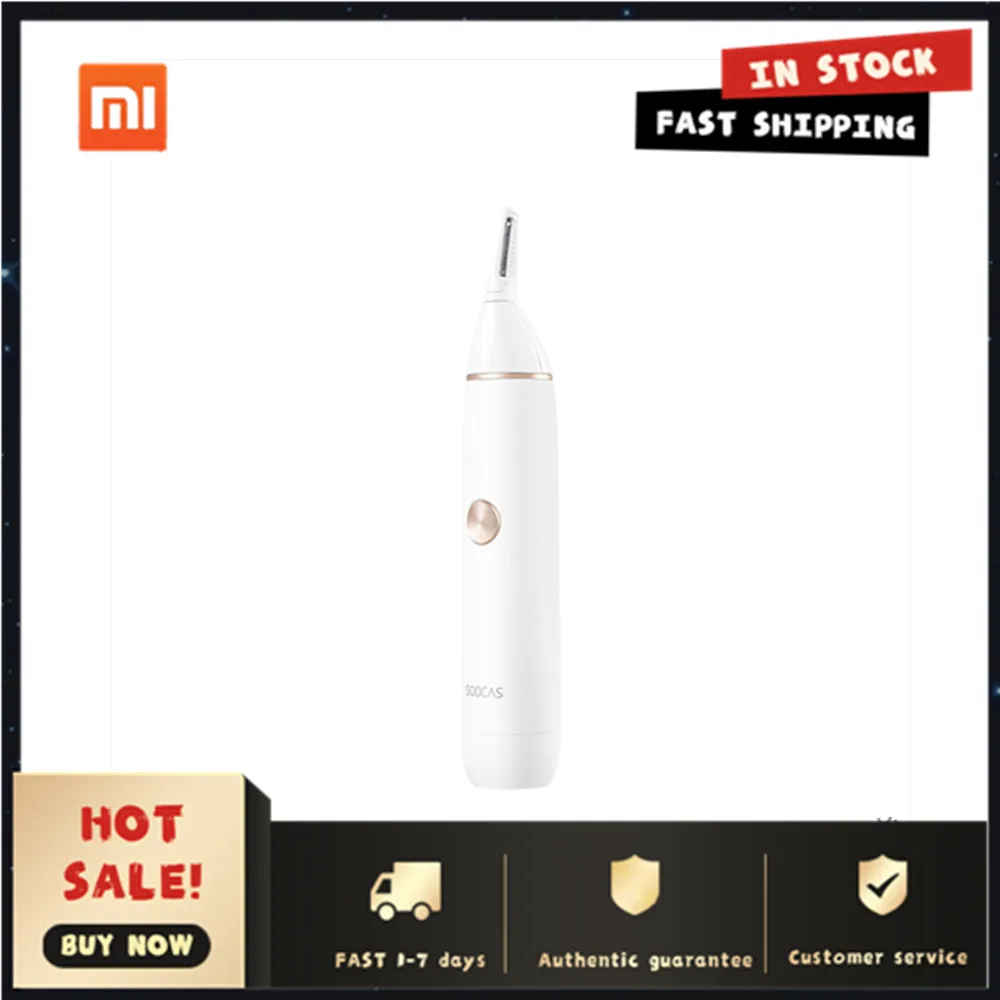 Оригинальный Xiaomi Mijia Soocas IPX5 Водонепроницаемый триммер для волос в носу клипер