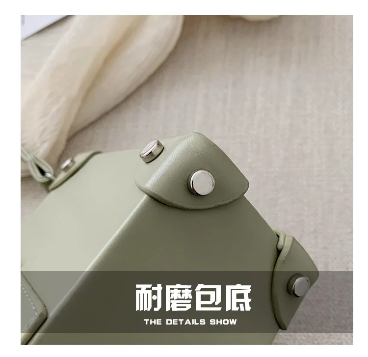 JIULIN Foreign gas woman new Korean version 100 shoulder slant handbag fashion Leisure lexury rivets leisure box bag