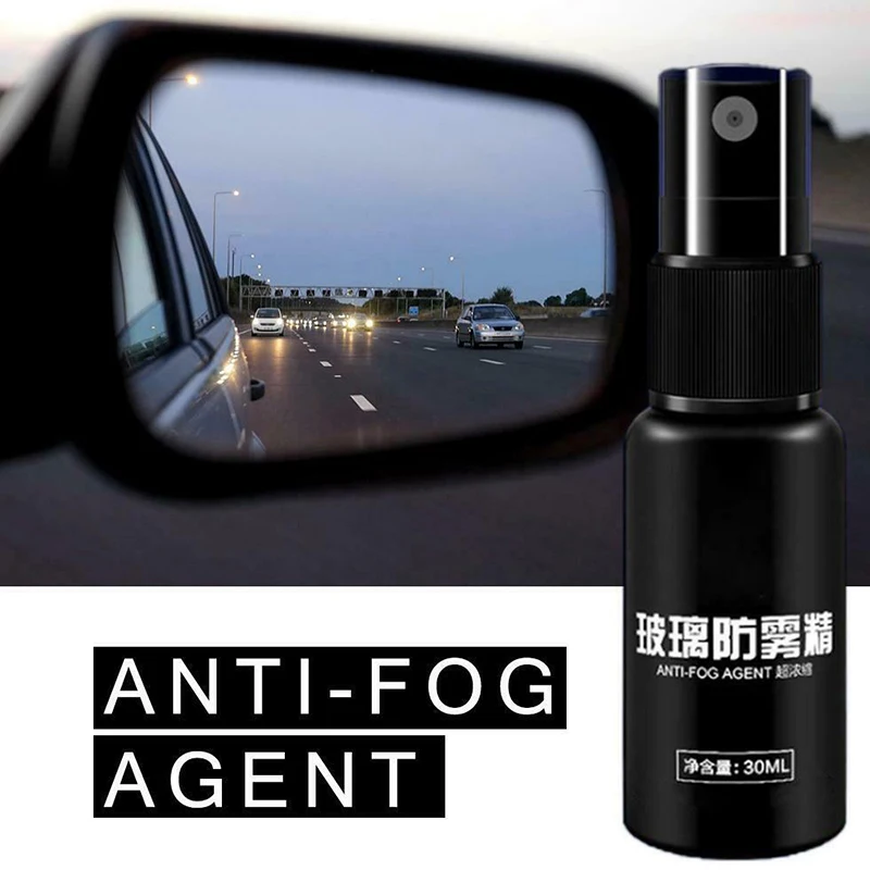 Waterproof Anti-Fog Coating Agent Spray for Car Rear View Mirror Windshield 30ml TB Sale