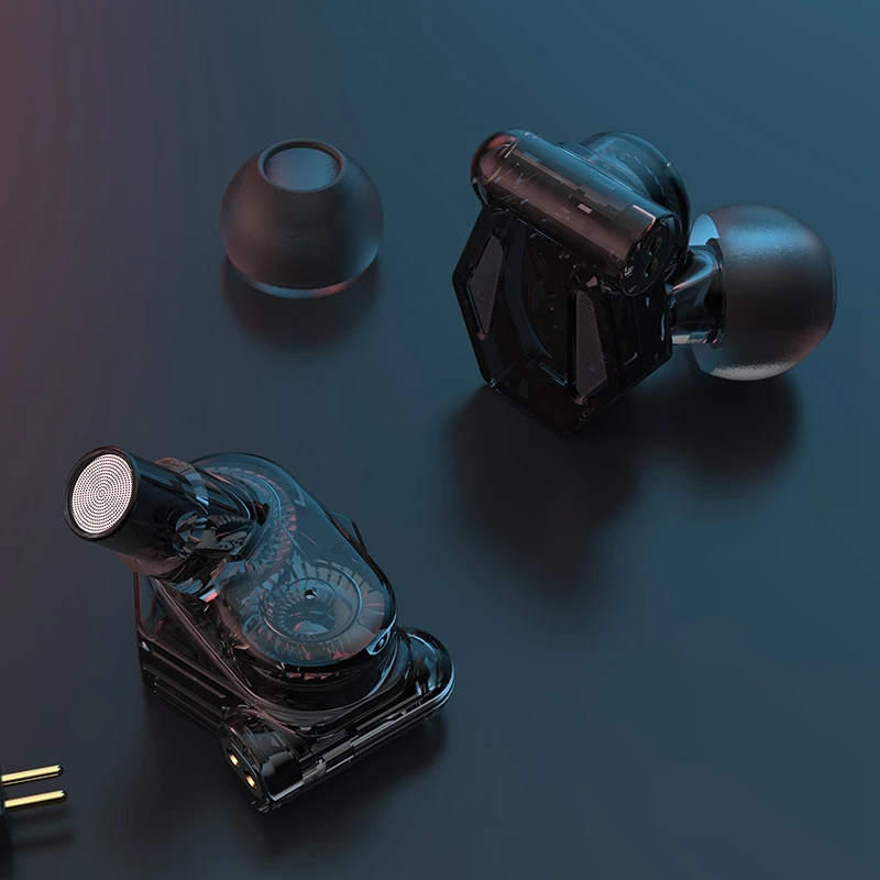 Headphones VD2 HiFi Heavy Bass Sports Earbuds In Ear Earphones with Mic for iPhone iPad Android MP3