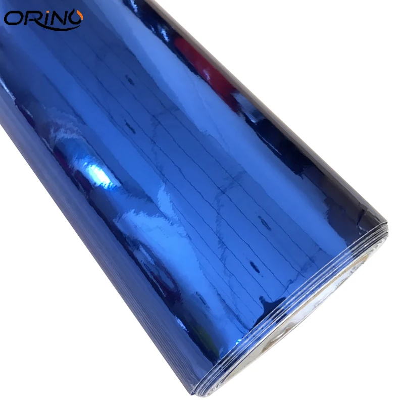 Chrome Blue Vinyl Film Sticker-4