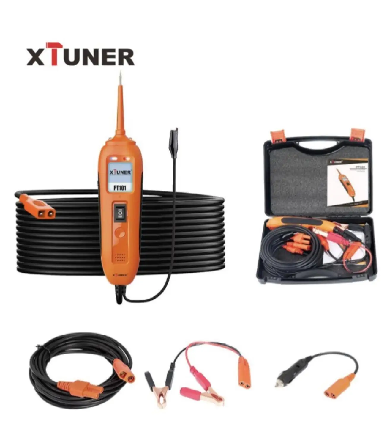 XTUNER PT101 12V/24V Мощность цепь зонда тестер Системы диагностический инструмент| |